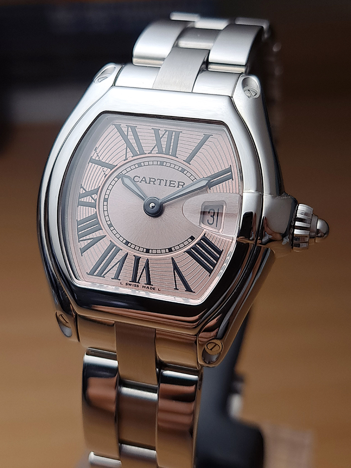 Cartier Roadster Pink Wristwatch Ref. W62017V3